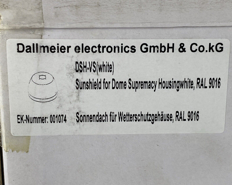 Dallmeier DSH-VS White Sun Shield for Dome Supremacy Housing / PTZ-Dome
