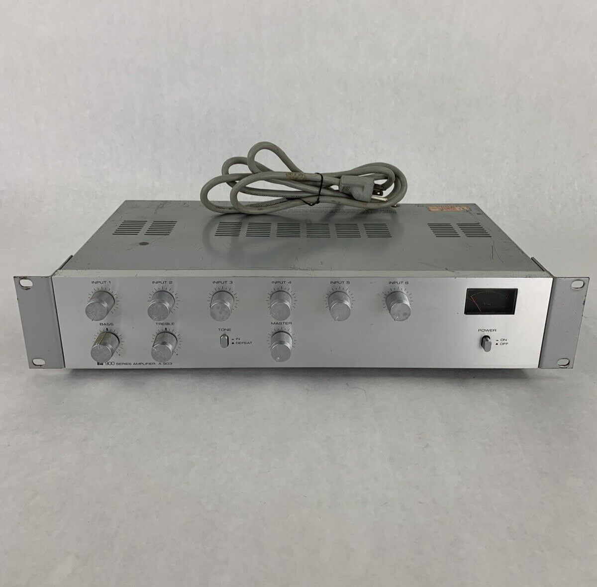 TOA A-903A 900 Series Mixer Power Amplifier Tested Missing Modular Cards