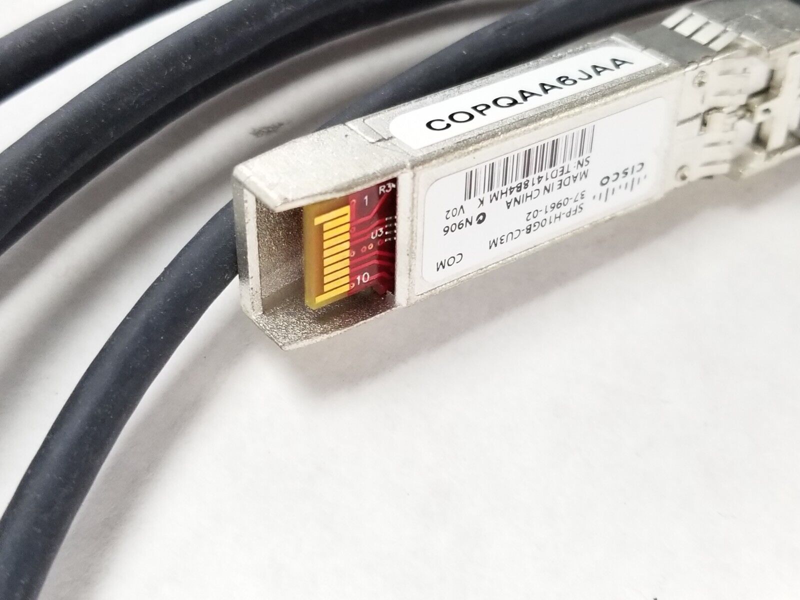 Cisco SFP-H10GB-CU3M 3Meter SFP Cable 37-0961-02