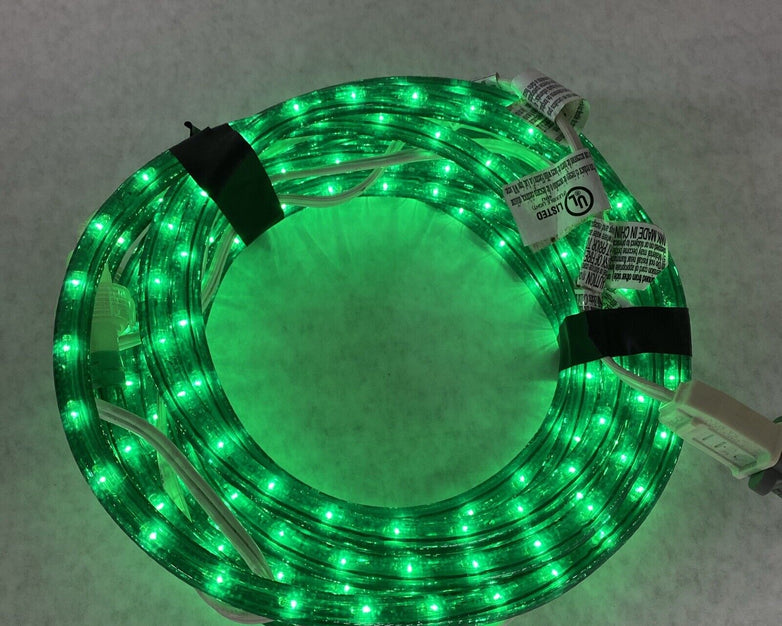 Lot( 5 ) UL WR-13-24L LED Lamp Lights Rope 0.5" Flex Tube 5m Green for Decor