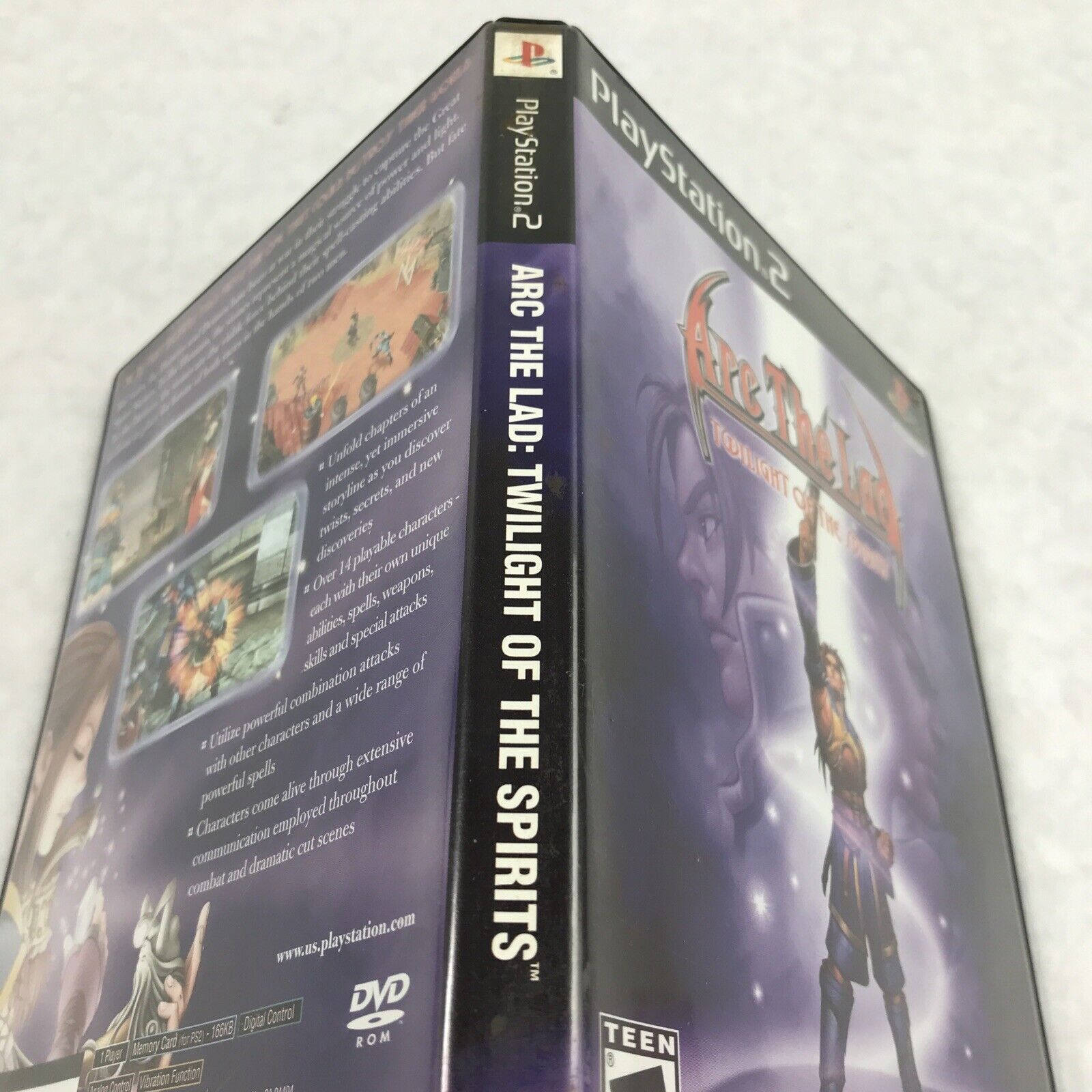 Arc The Lad: Twilight of The Spirits (PlayStation2) W/ Manual