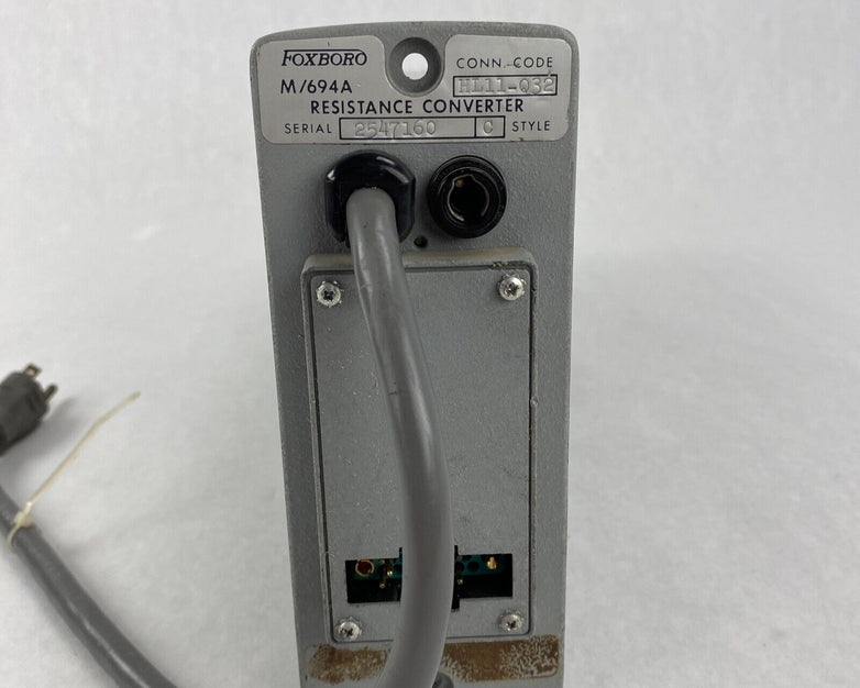 Foxboro 694AC-0AW-6 M/694A Resistance Converter Missing Side Panel