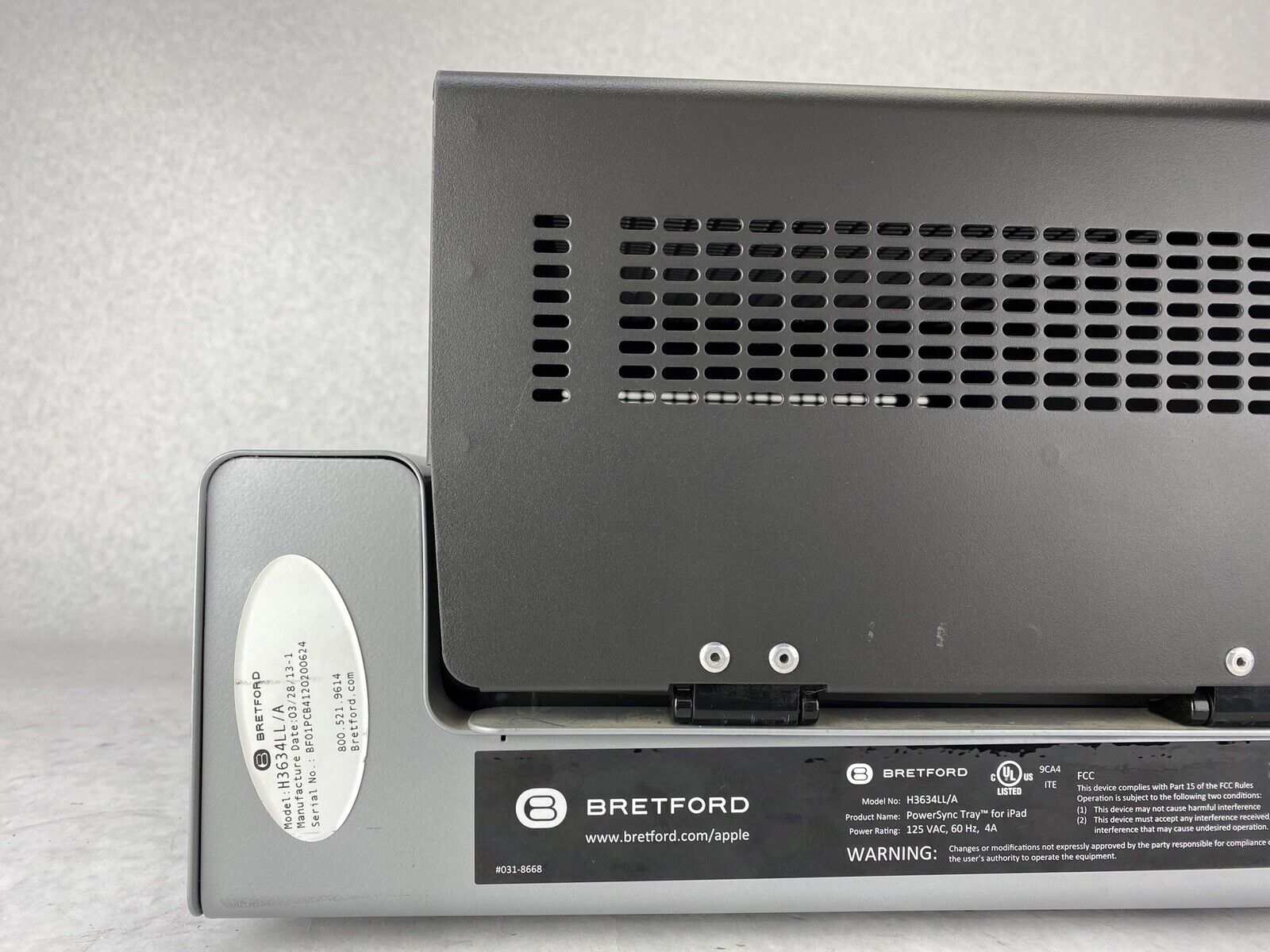 Bretford H3634LL/A PowerSync Tray for iPad Security Cage 10 bay Charging Station