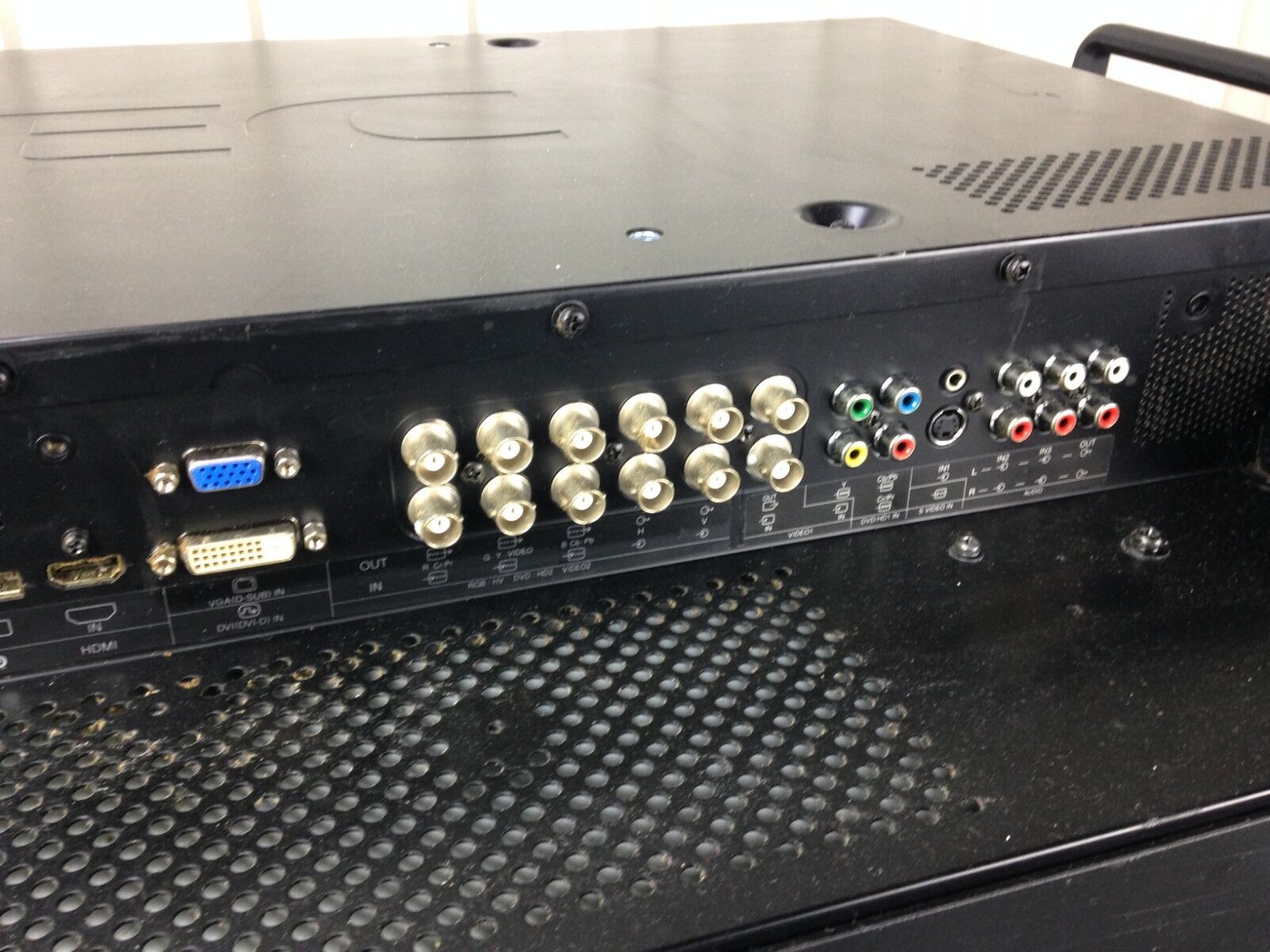 NEC P461 46" LCD Monitor, DVI-Digital, HDMI, Serial, RGB, S Video, VGA, Grade C
