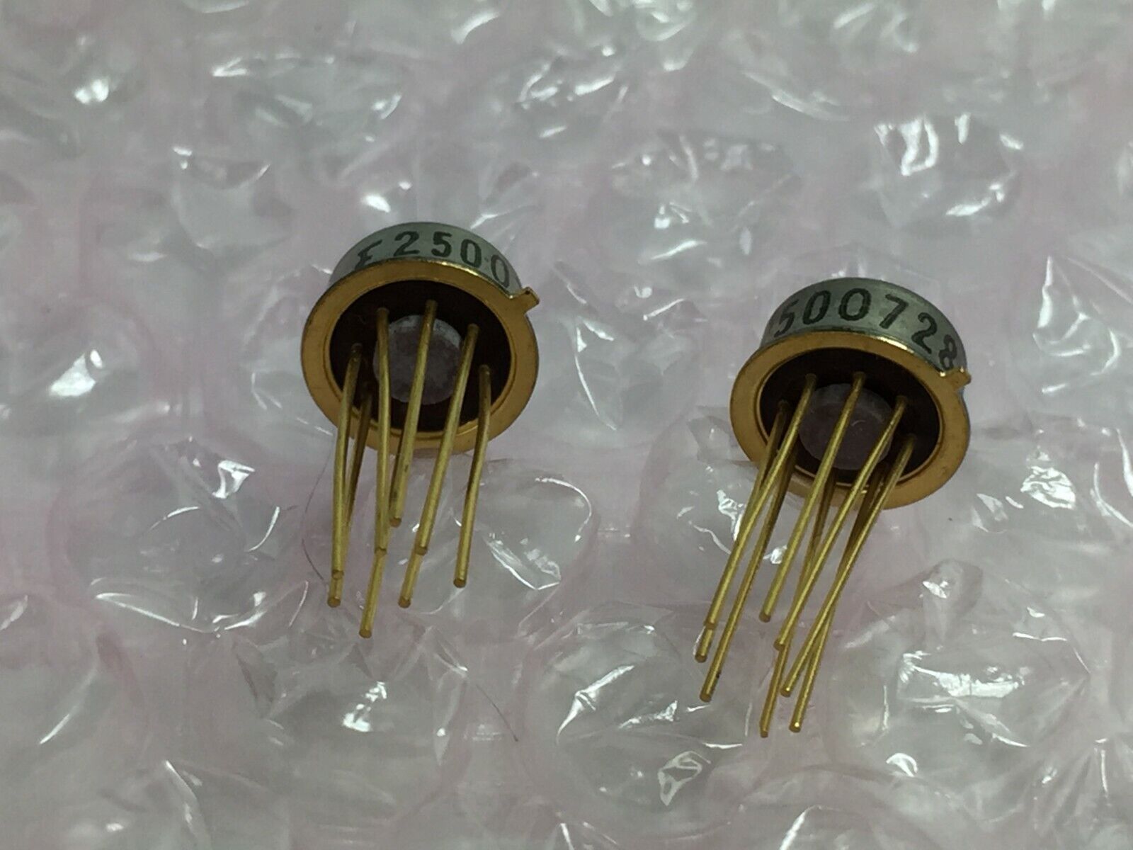 (2) Fairchild 2500728 Metal Can  Lot of 2  NOS