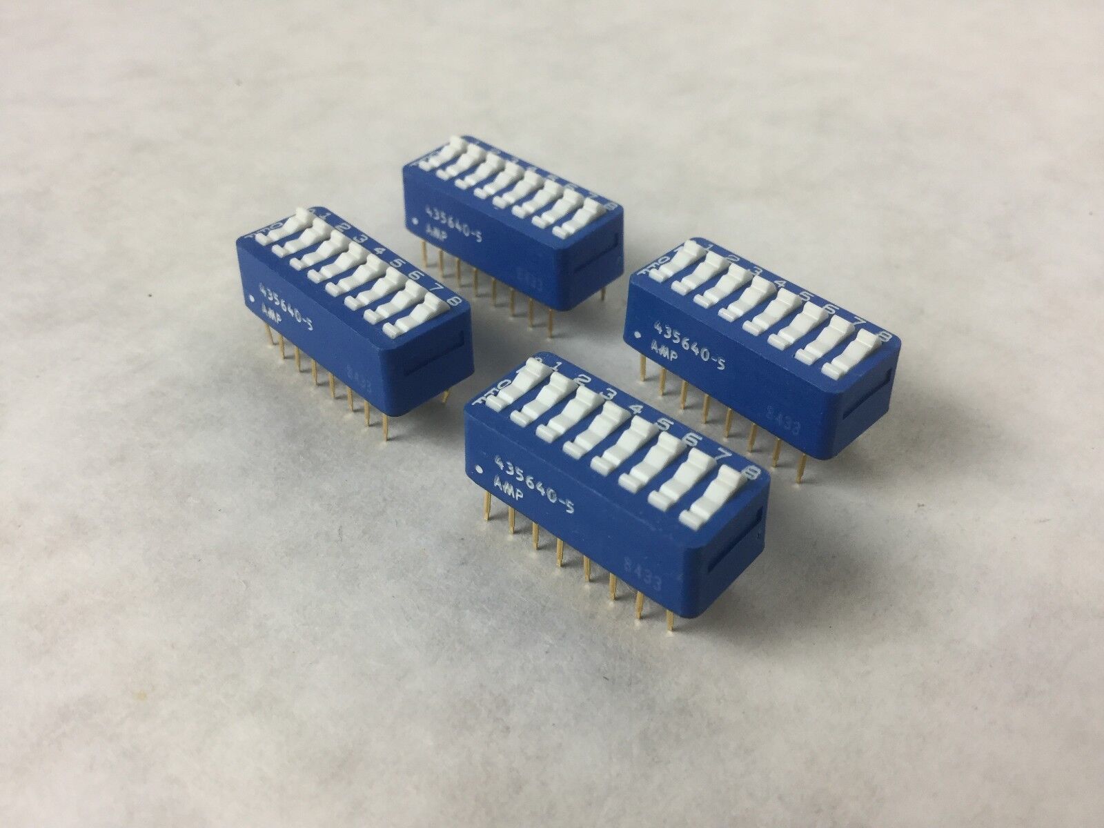 AMP 435640-5 Rocker Switch, Lot of 4, NEW