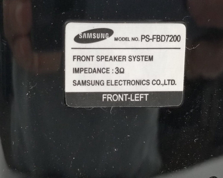 Samsung PS-WBD7200 Subwoofer and PS-FBD7200 Front Right and Left Speaker
