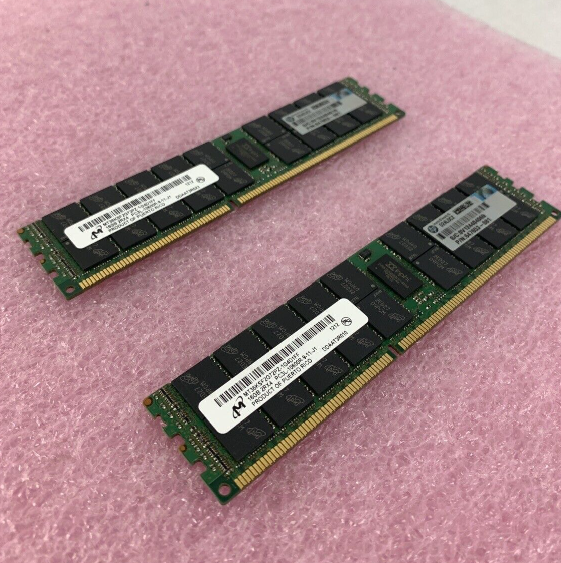 Micron 16GB  DDR3 2Rx4 MT36KSF2G72PZ-1G4D1HF RAM Memory PC3L-10600R