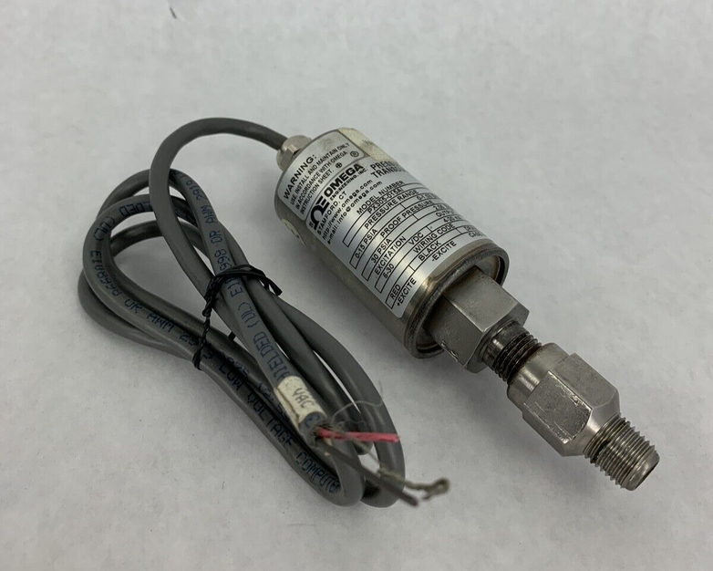 Omega Pressure Transducer PX305-015AI 0-15 PSIA 0-1.03 BAR 12-30VDC  Untested