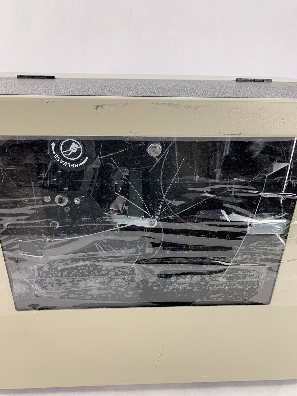 Zebra 140Xi III Label Ribbon and Thermal Printer Broken Window - For Parts