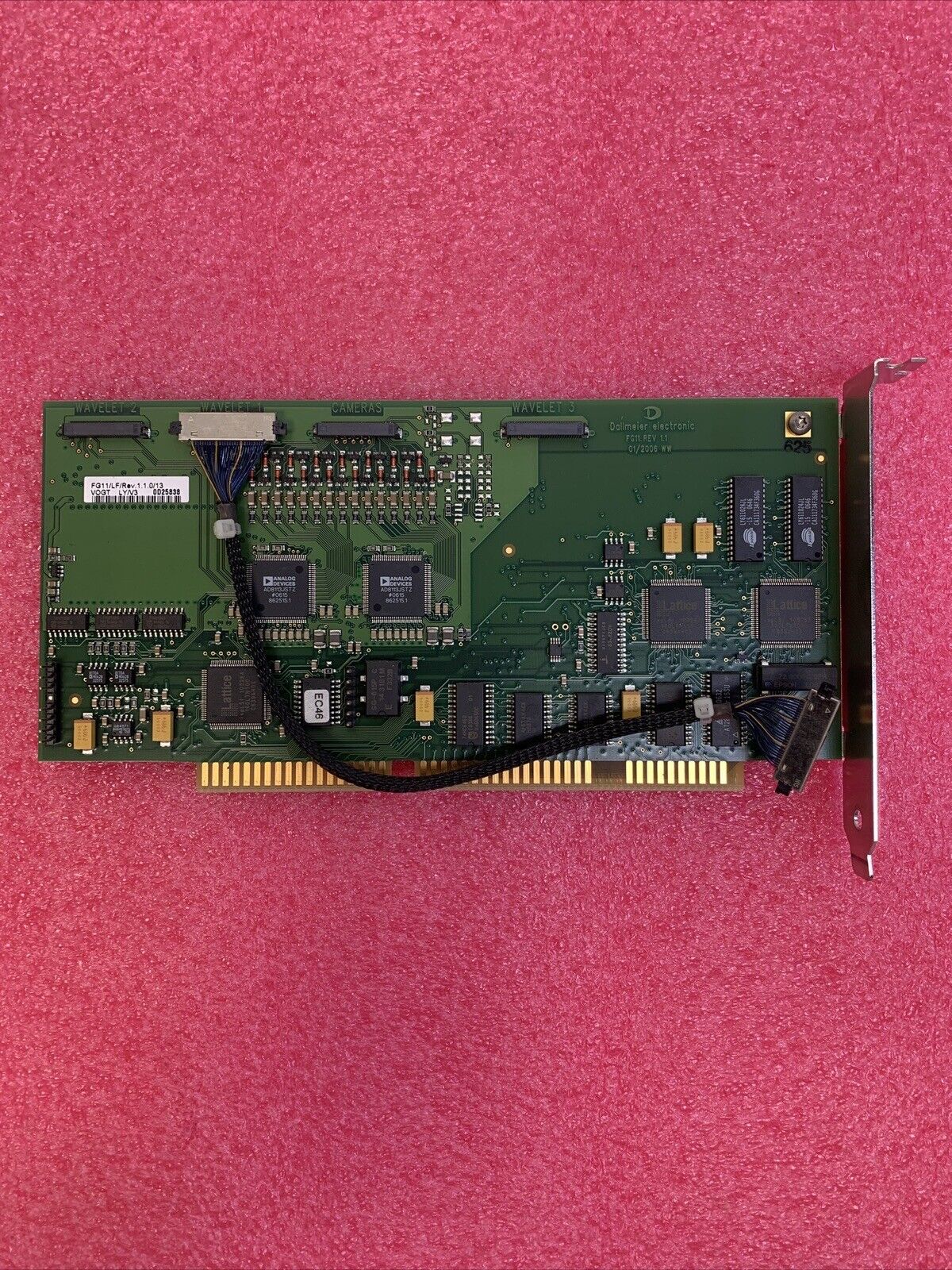 DALMEIER ELECTRONIC FG11 FRAME GRABBER CARD ISA REV1.1