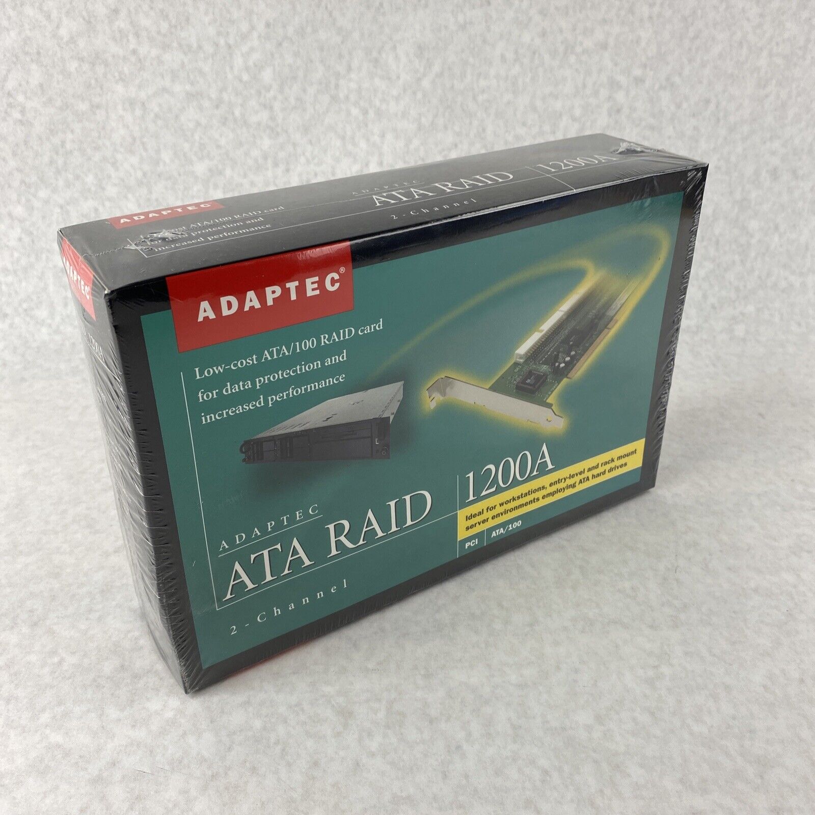 Adaptec ATA RAID 1200A 2-Channel PCI ATA/100 RAID Card AAR-1200A Kit