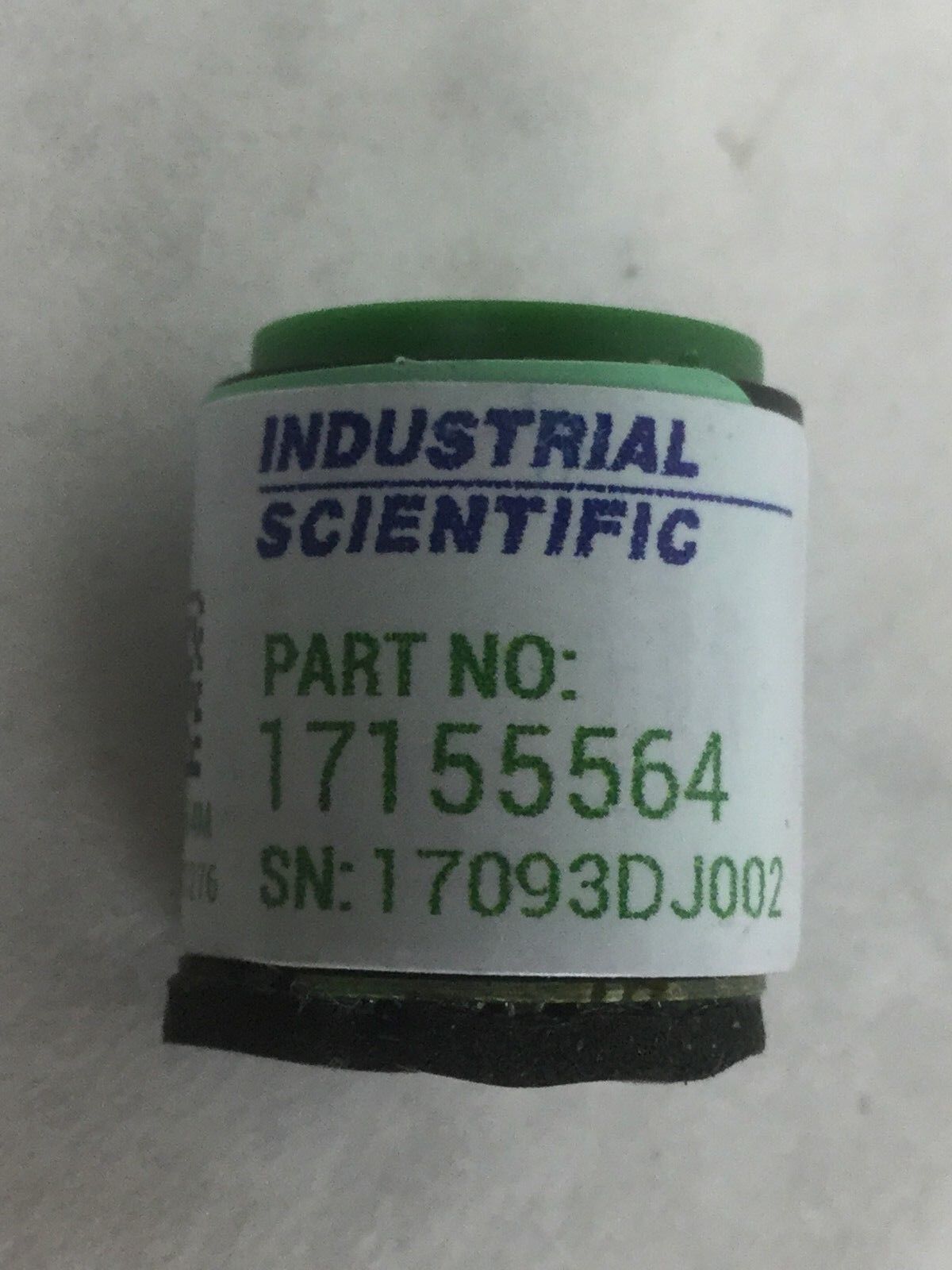 Industrial Scientific, 17155564, Carbon Monoxide (CO/H2 low) Sensor, Mfg 9/2017