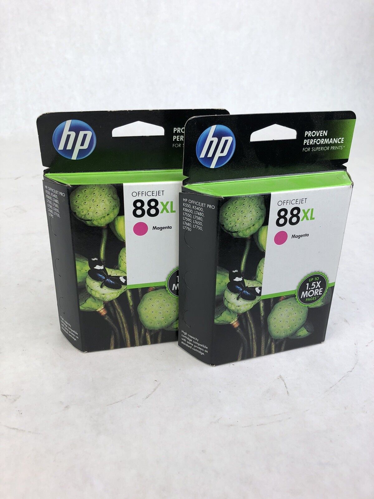 HP OfficeJet 88XL Magenta Ink Cartridge Expires July 2014 Lot of 2