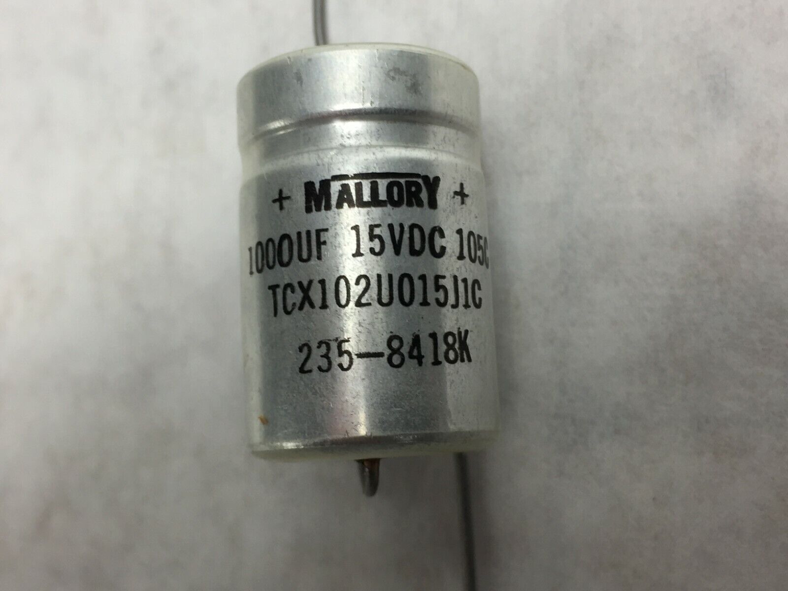 NOS Mallory Capacitor TCX102U015J1C  1000uF 15VDC   Lot of 5
