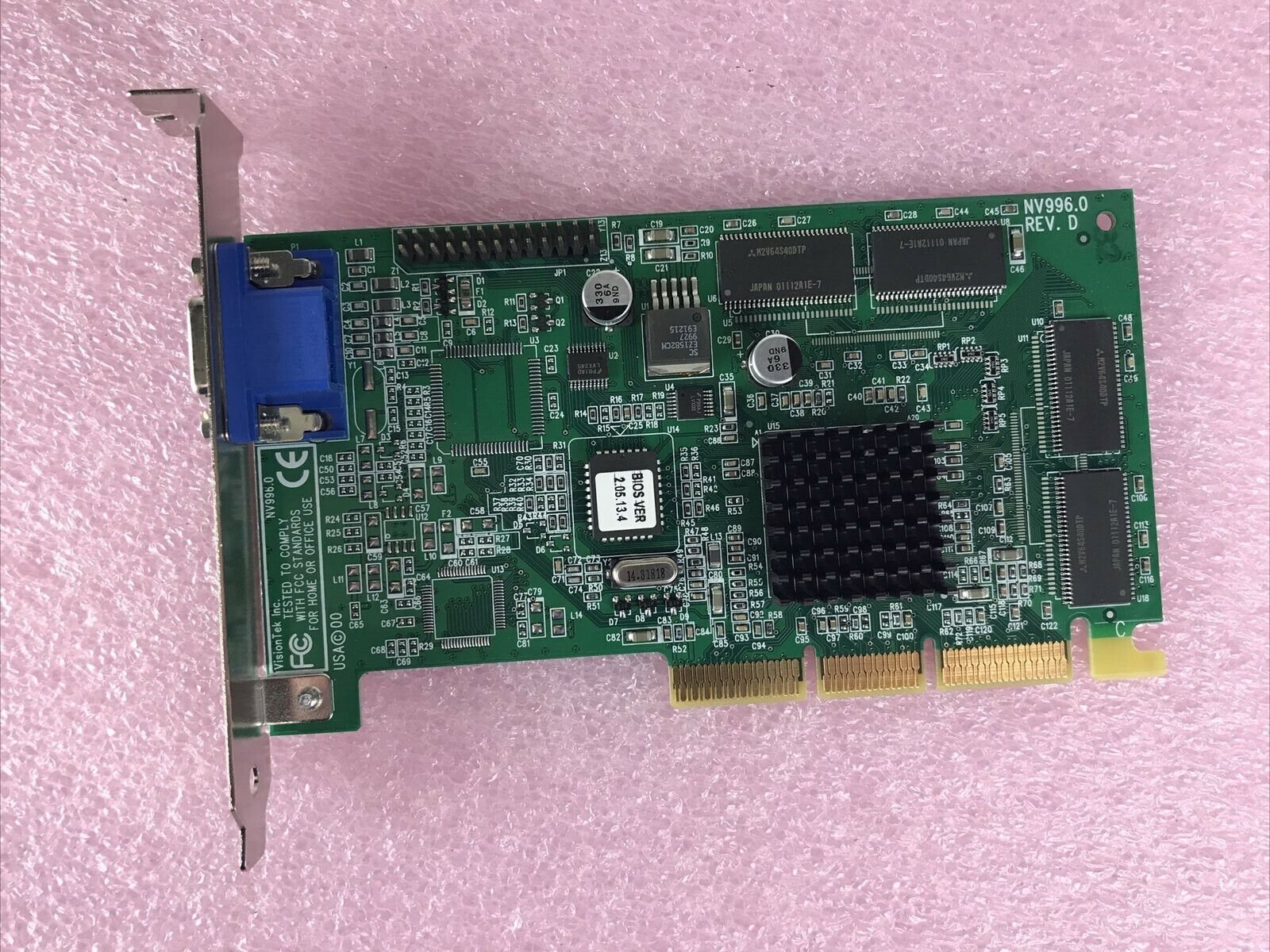 32MB VisionTek NV966.0 REV.C G7700.1 VGA AGP Graphics Card