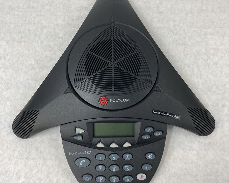 Lot of 2 Polycom SoundStation 2201-67880-160 2W 1.9GHz Speaker Conference Phone
