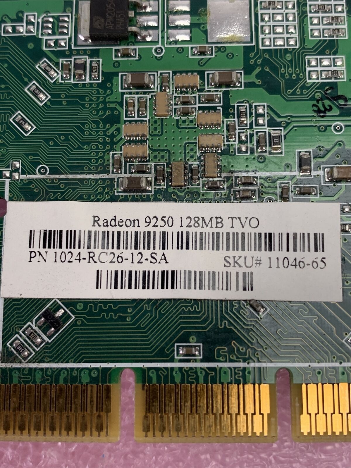 ATI Radeon 9250 128MB TVO APG Graphics Card