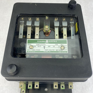 GE 12HFA151A1H Type HFA 250VDC 5.5x6x6" wall mount auxiliary relay