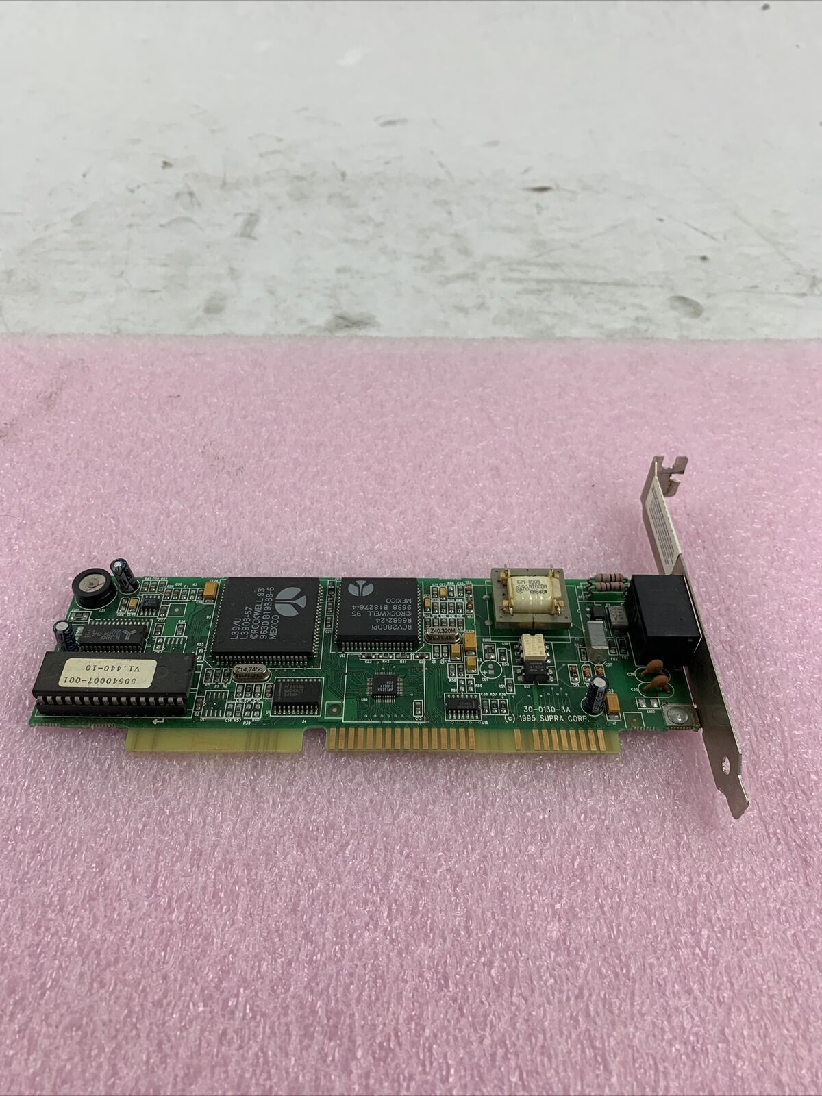 Supra 16-Bit ISA Modem Card SupraExpress 33.6i PnP VoiceInternal 30-0130-3A