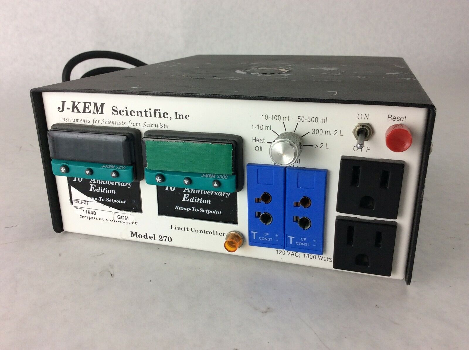 J-KEM Scientific 270 Setpoint Limit Temperature Controller