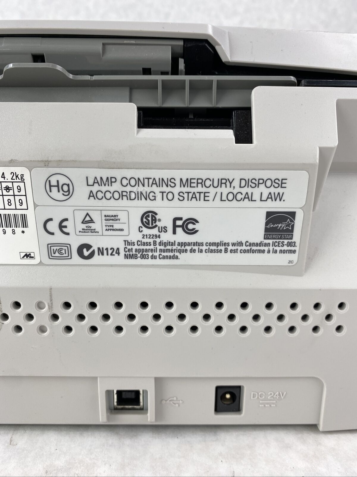 Fujitsu PA03540–B055 fi-6130 Color Document/Image Scanner NO POWER SUPPLY