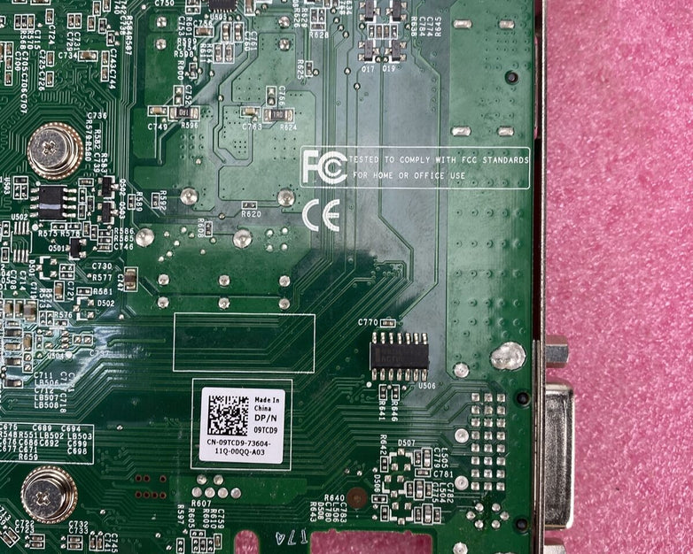 Nvidia 09TCD9 GeForce GT330 1GB DVI DisplayPort Graphics Card