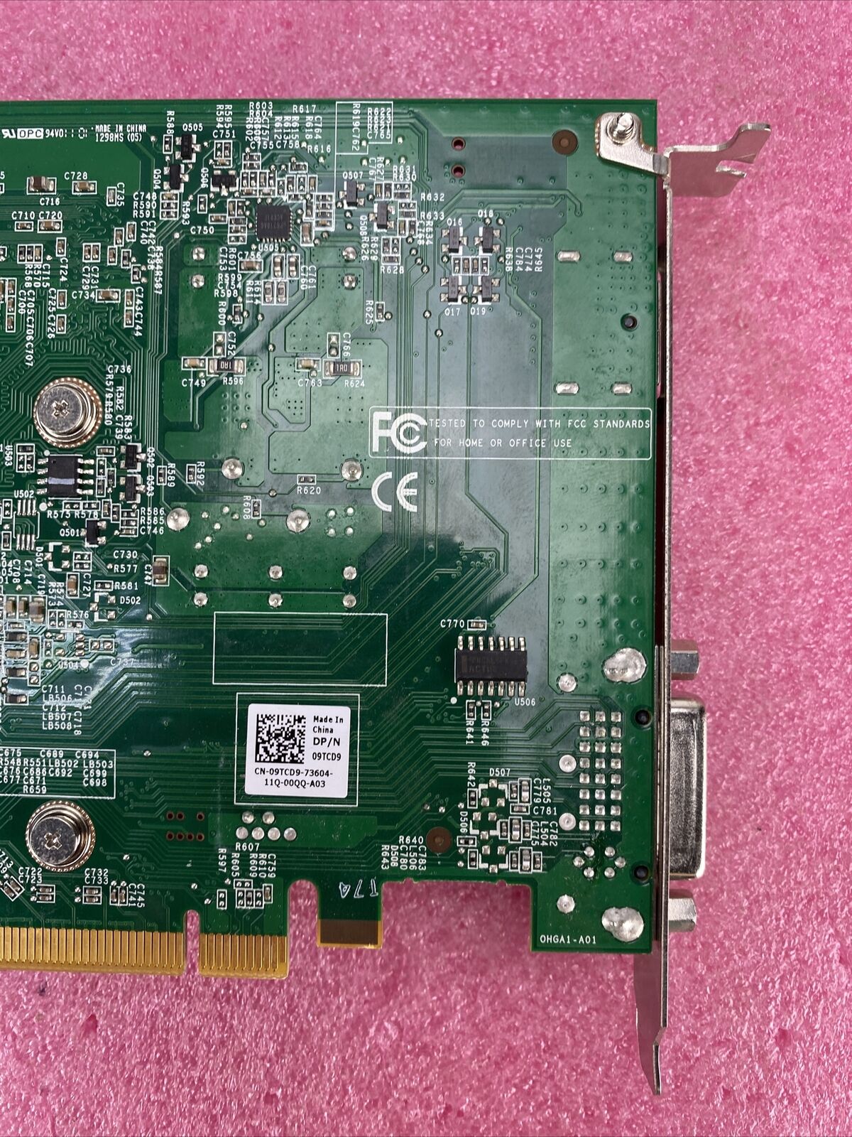 Nvidia 09TCD9 GeForce GT330 1GB DVI DisplayPort Graphics Card