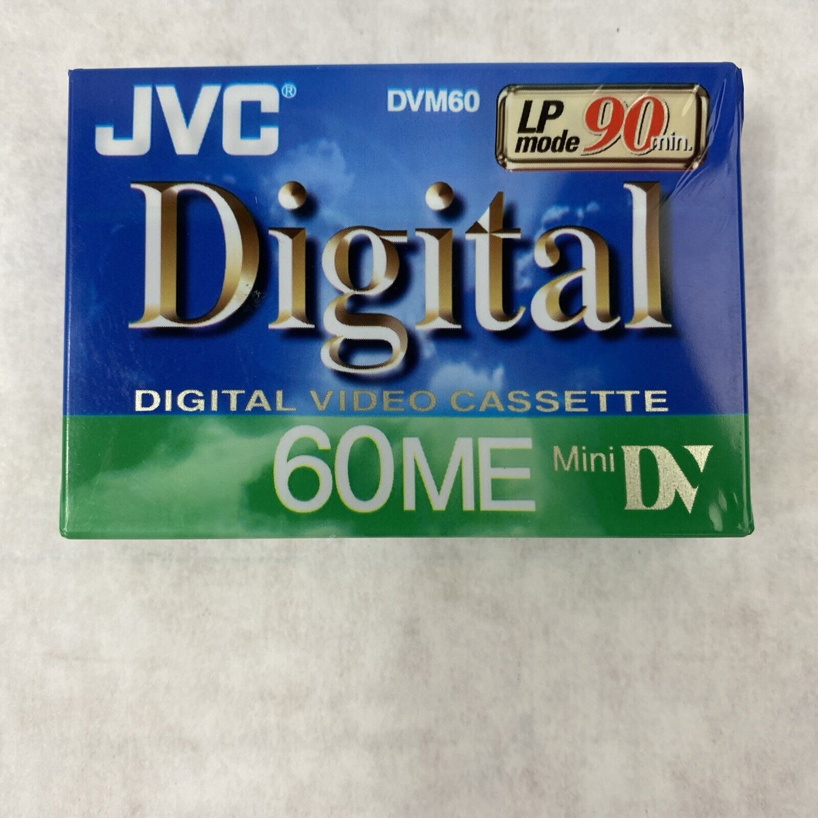 JVC DVM60 60ME Mini DV Digital Video Cassette LP Mode 90 Minutes SEALED
