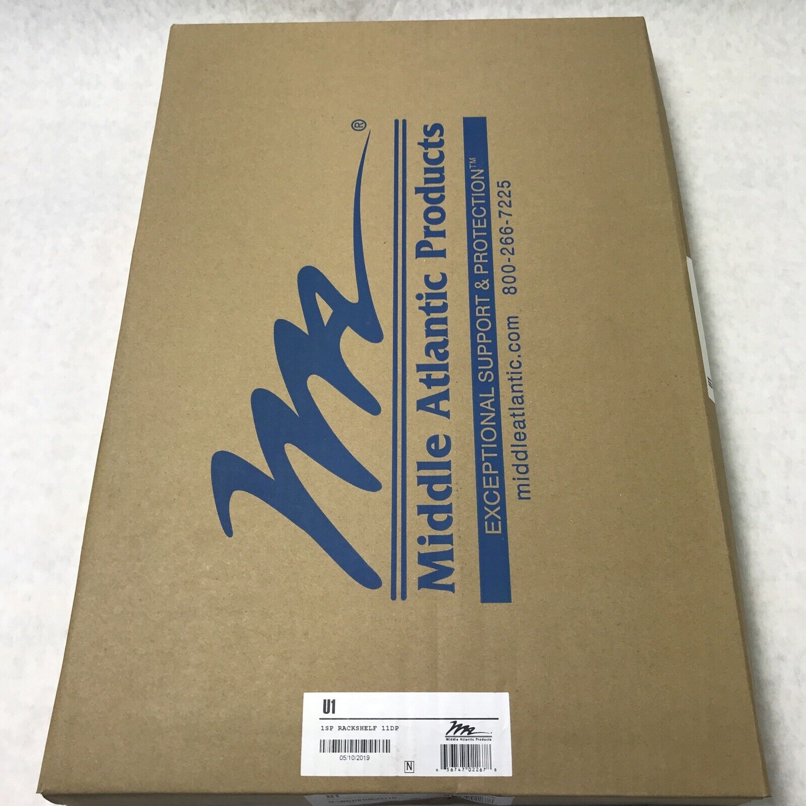 Middle Atlantic Productions 1SP Rackshelf 11DP