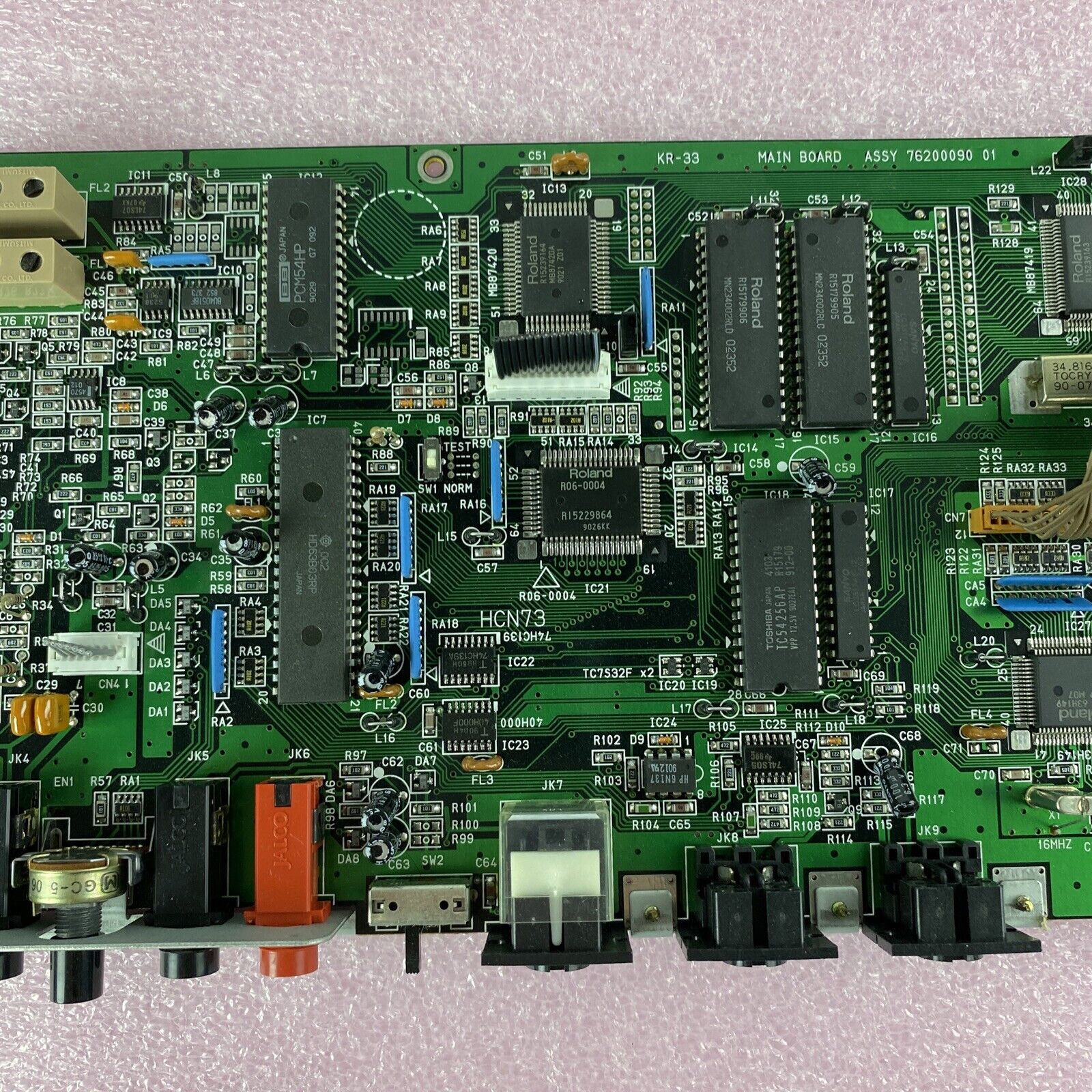 Roland KR33 Main Board Motherboard -Tested & Working
