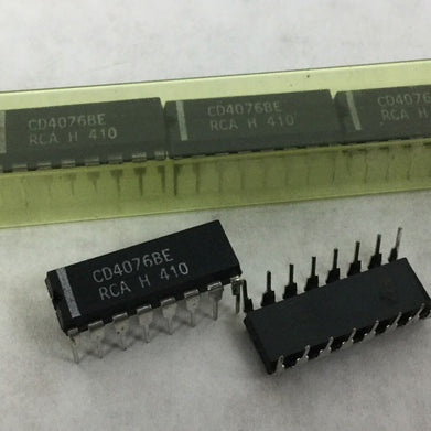 Genuine RCA CD4076BE Integrated Circuit  Lot of 25