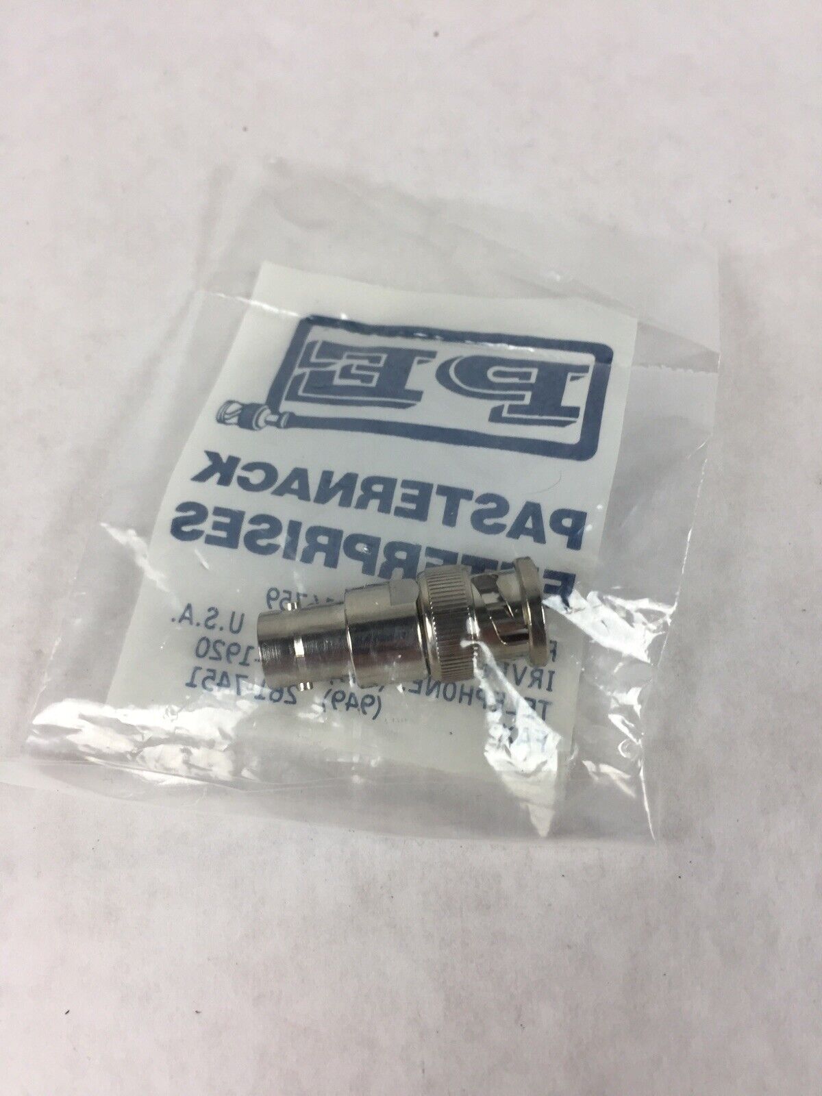 New Pasternack 20 dB - Brass Nickel BNC Male to BNC - 2 Watt - 4 GHz - PE7049-20