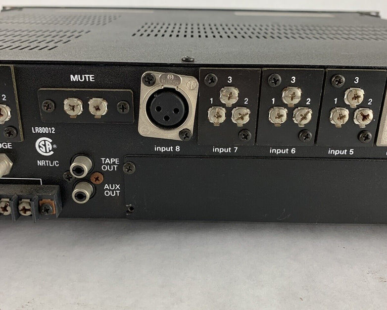 University Sound MX-8 Unified Electronics Mono 8-Channel Microphone Mixer Tested
