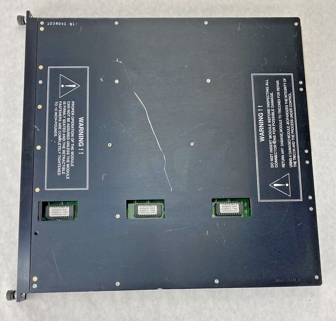 Triconex 3700A  Analog Input Module FOR PARTS OR REPAIR