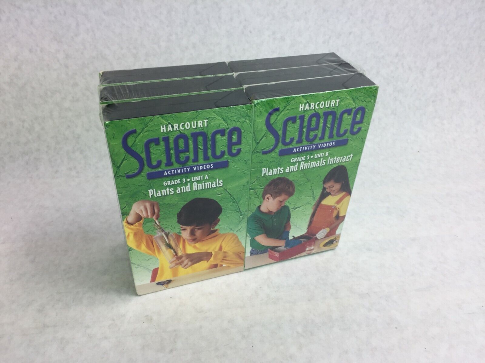 Harcourt Science Activity Videos Grade 3 Units A-F  Factory Sealed   6 VHS Tapes