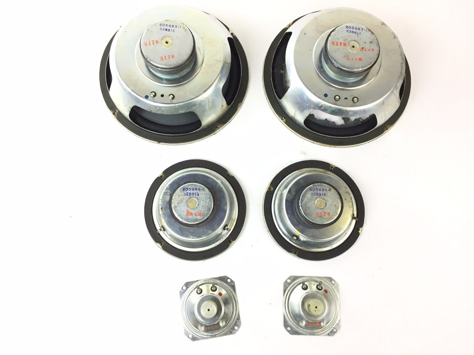 Seeburg HSC 3 Speakers For Parts or Repair