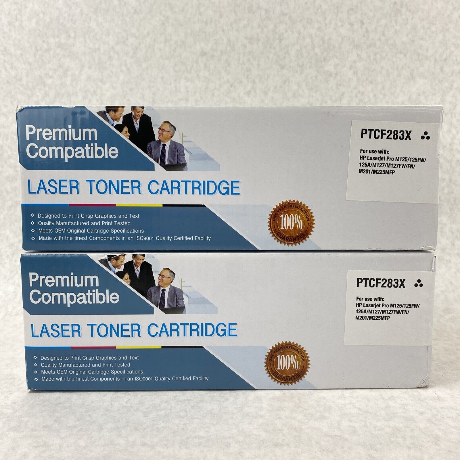 Lot of 2 Premium Compatible PTCF283X Laser Toner Cartridge For HP LaserJet Pro