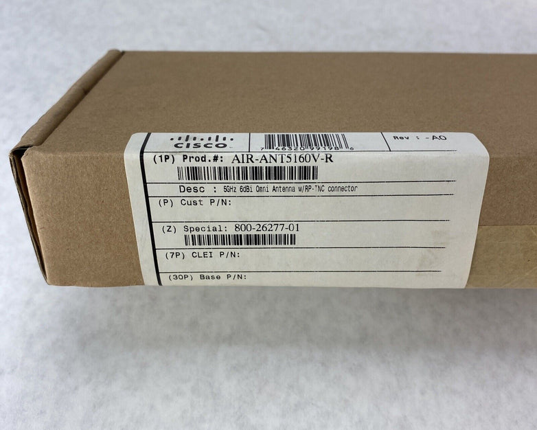 Lot of 5 Cisco AirAnt1728 2.4GHz5.2dBi Omnidirectional Ceiling Antenna w/RP-TNC