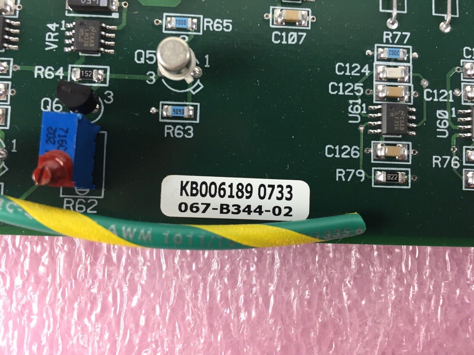 Siemens Bayer 067-B344-02P Signal Processing Board - 067-0704-01