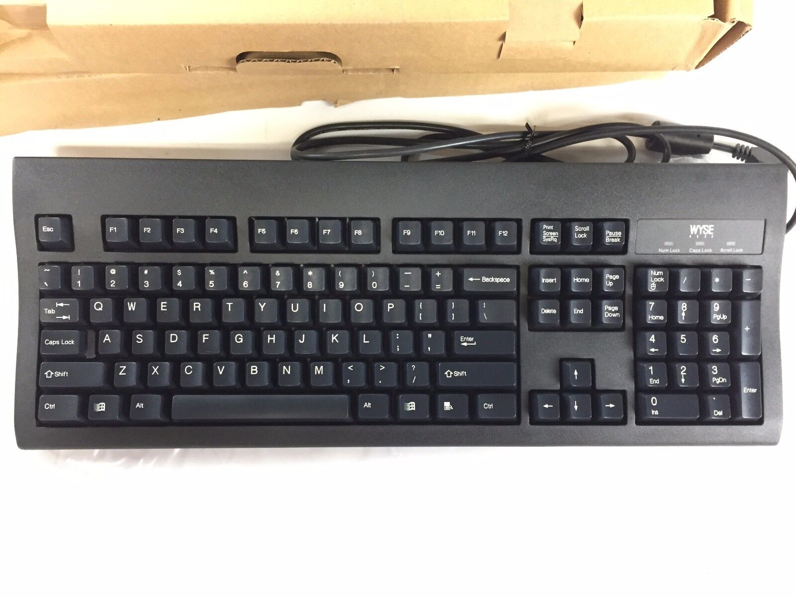 Wyse 901716-06L USB Keyboard Black US 104 Keys With PS2 Port Lot of (2)