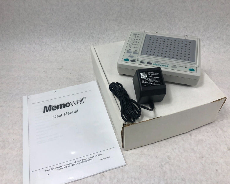 Matrix Technologies Memowell Console 96 Well LED Plate Transfer Light Box