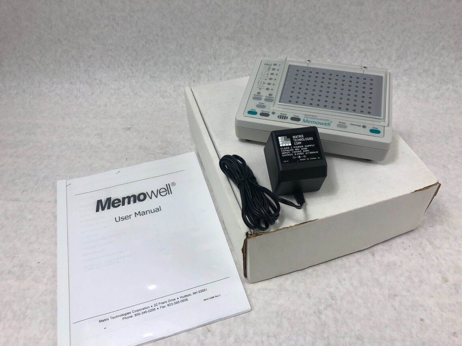 Matrix Technologies Memowell Console 96 Well LED Plate Transfer Light Box