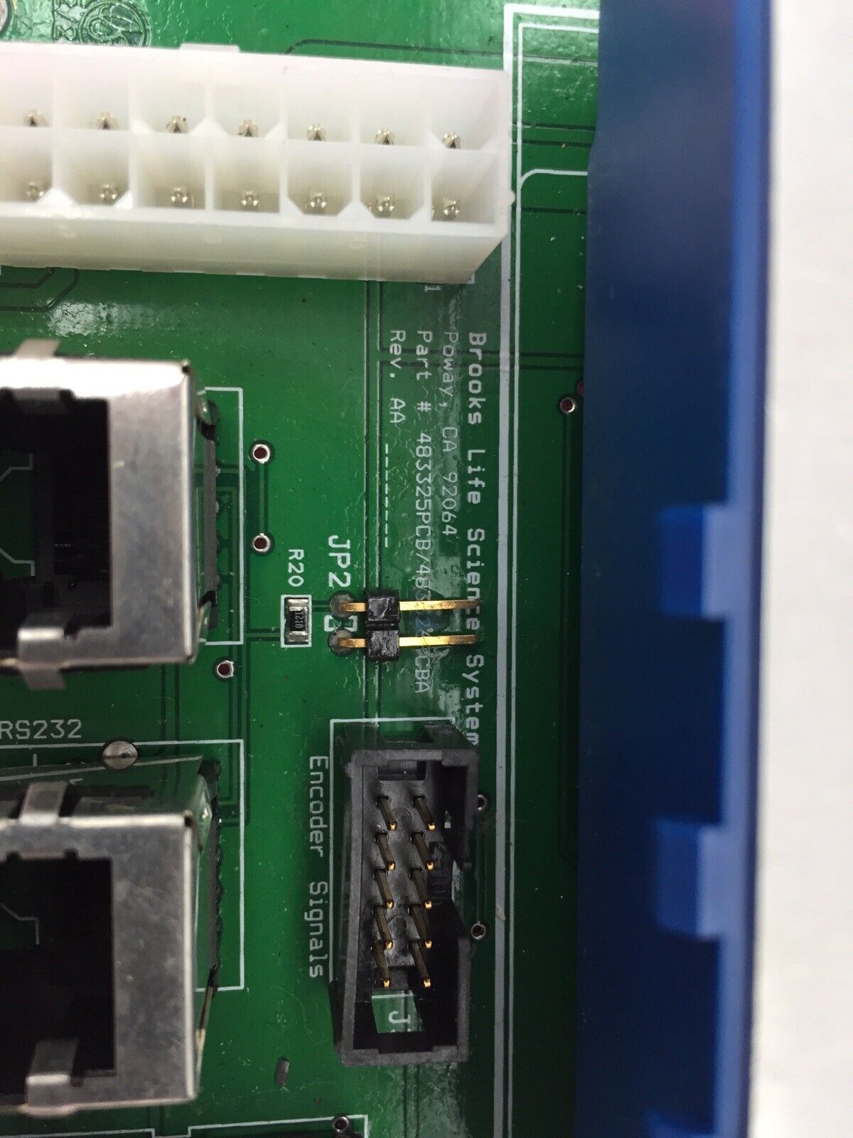 Brooks Systems 483325PCB REV. AA Replacement Board