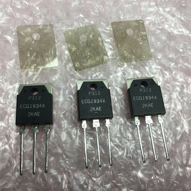NOS ECG1934X Transistor   Lot of 3