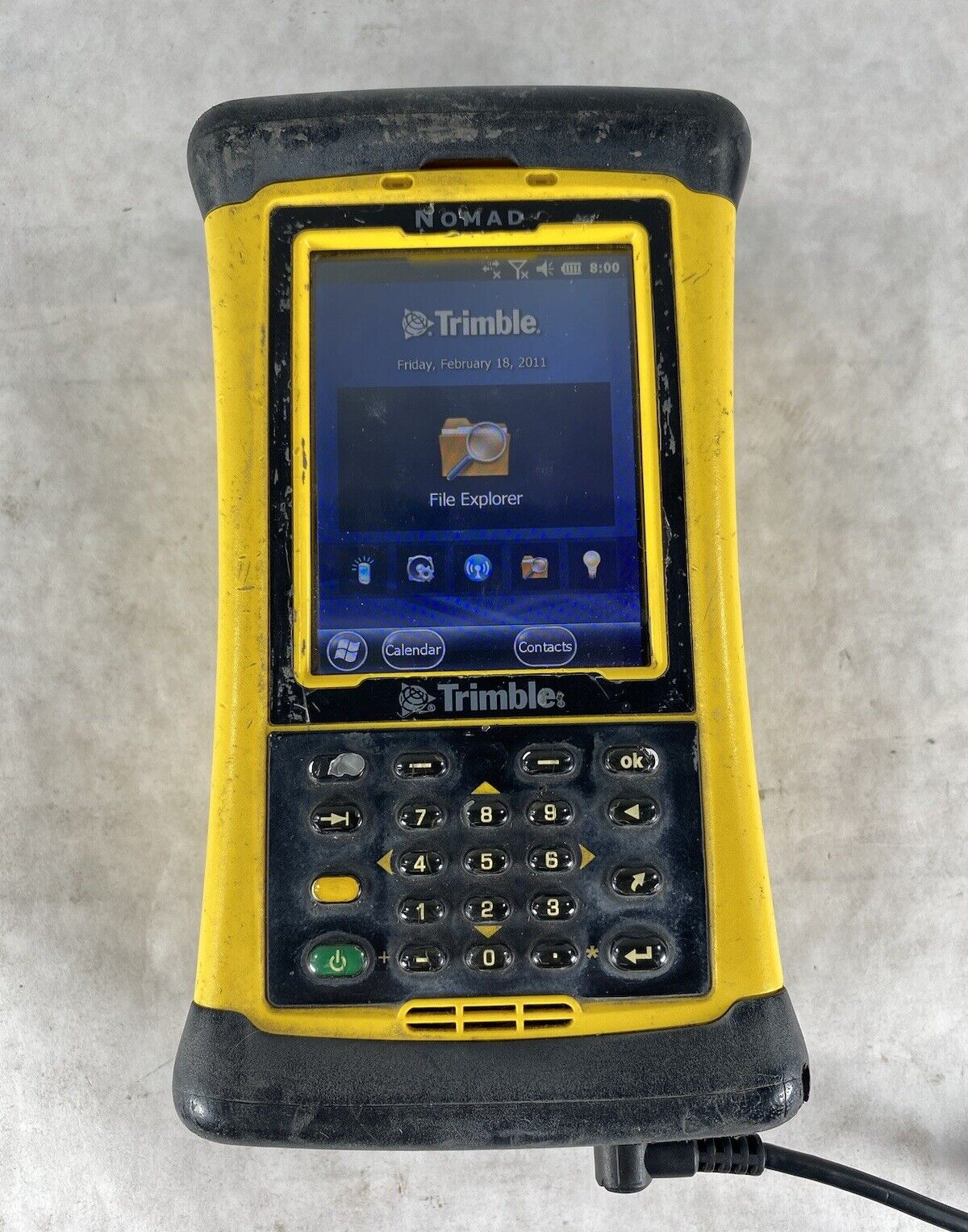 Trimble Nomad Ranger TSC3BW Data Collector Scanner Windows 6.5 Bluetooth GPS