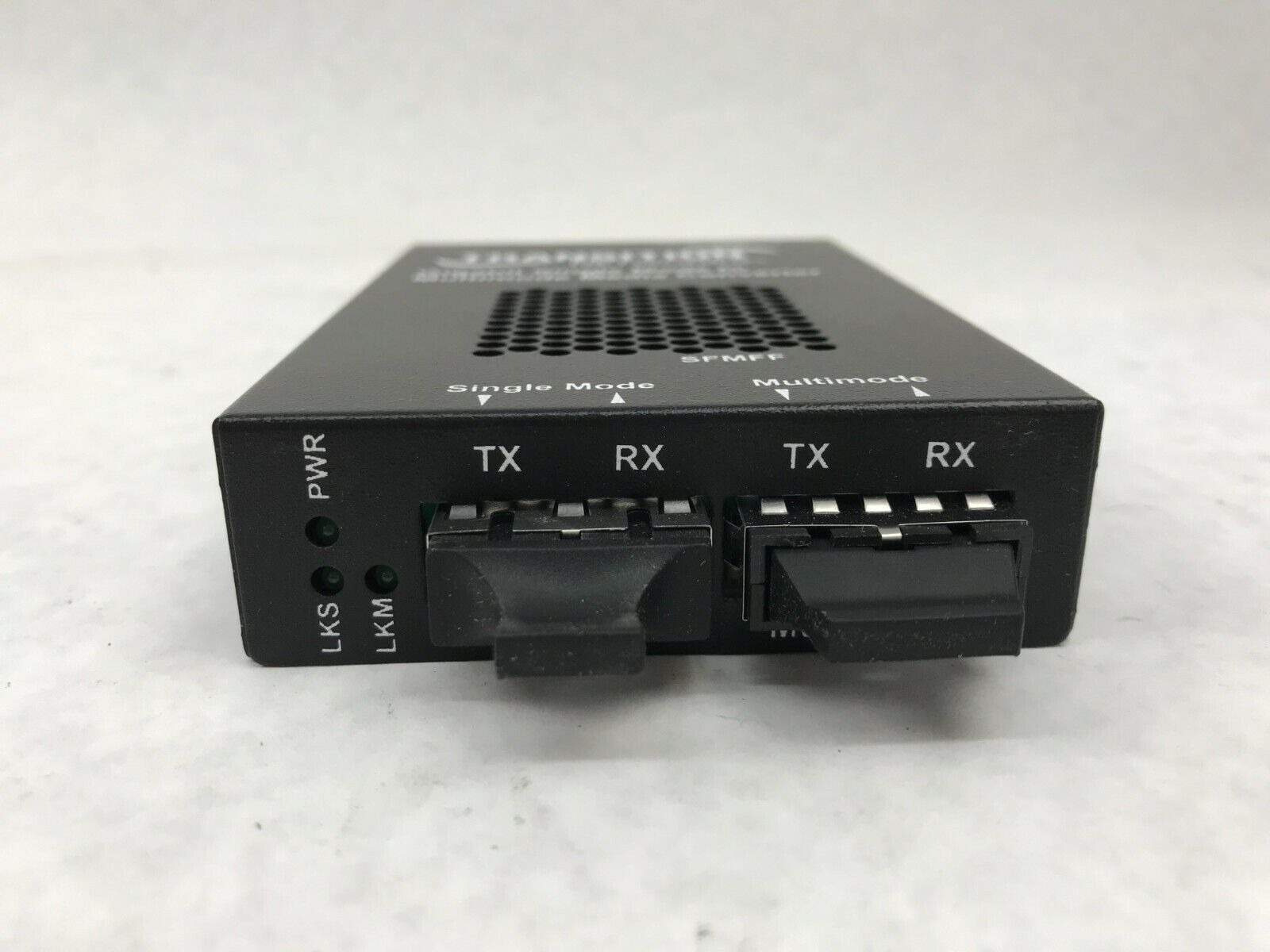 Transition Networks Stand-Alone Media Converter SFMFF w/ Power Supply 1315-220
