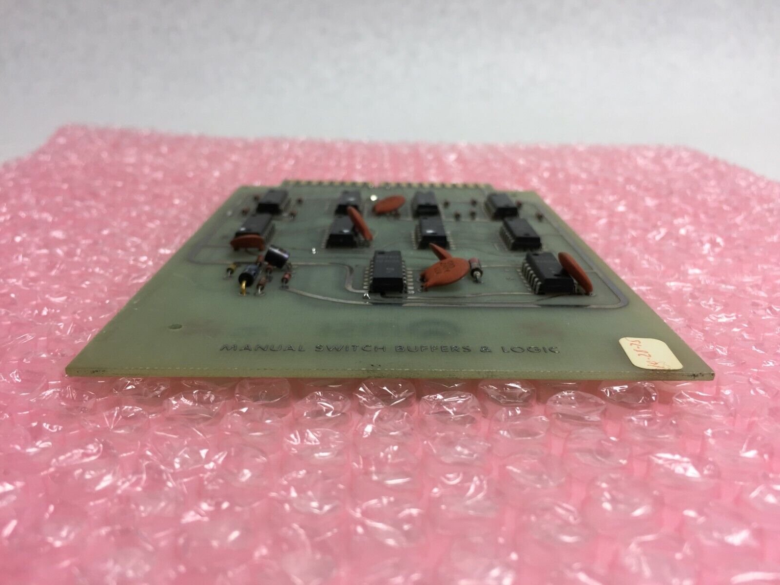 Vintage 1975 MSI Manual Switch Buffers & Logic 24866 Micromedic Card