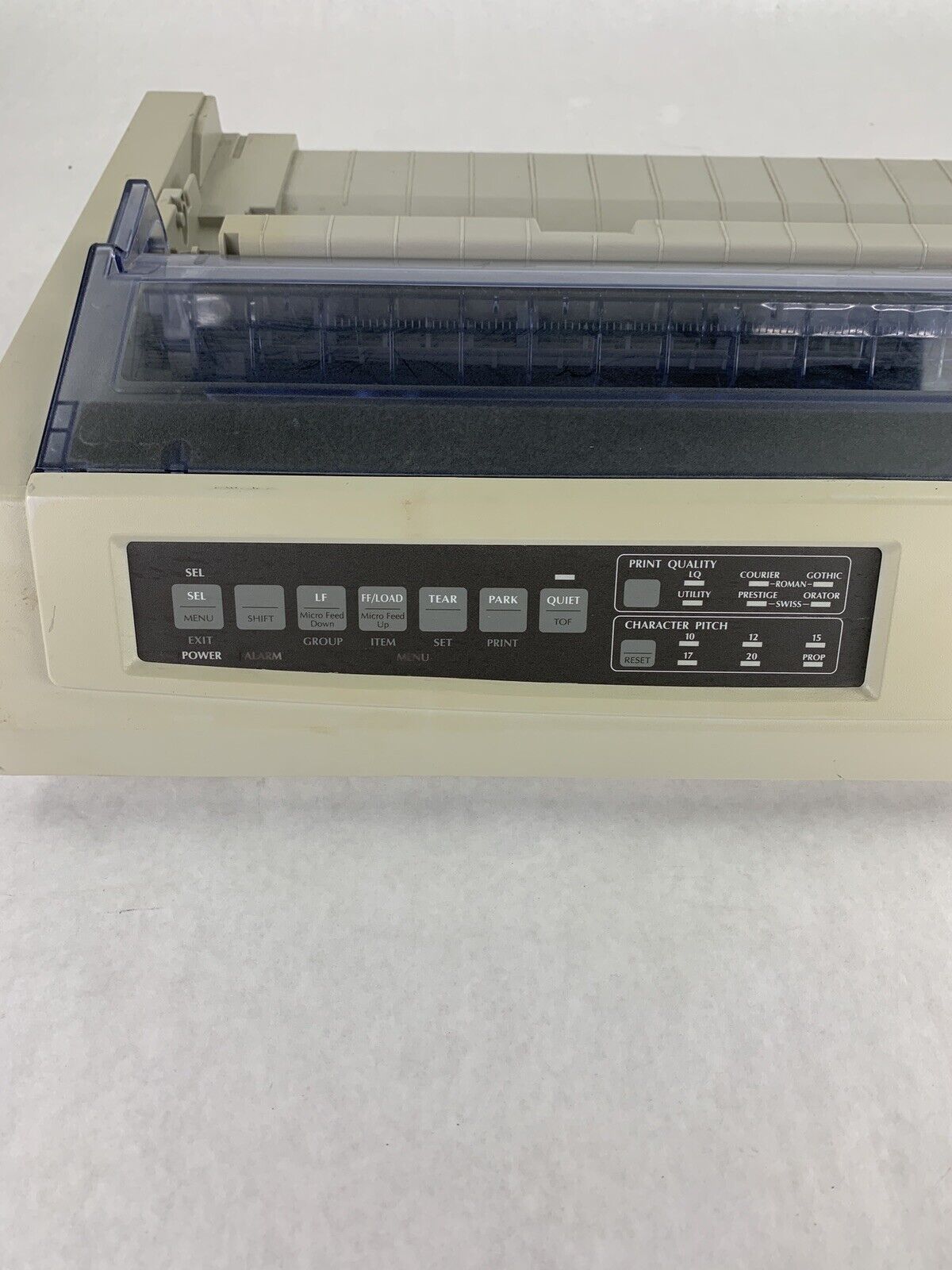 OKI Data Microline 391 Turbo 9 Pin Printer GE7300A For Parts and Repair