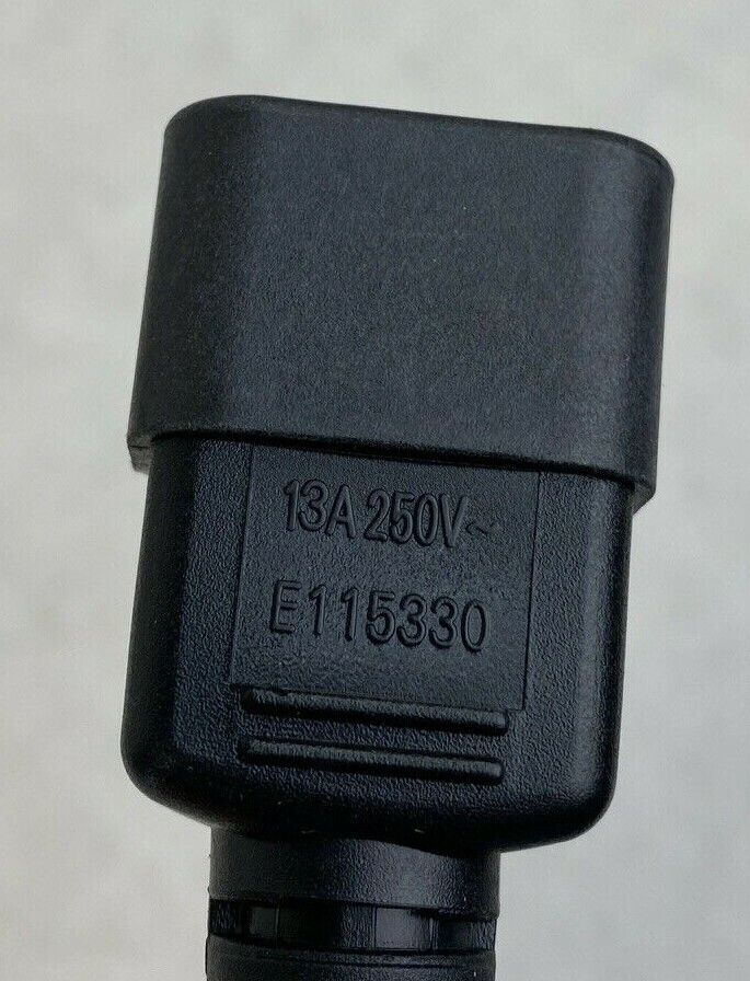 Well Shin 3ft power cord C13-C14 16AWG 13A 250V WS-002F to E115330 lot of 2